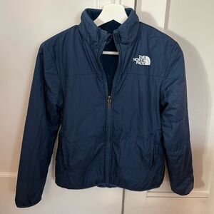 Kids North Face reversible jacket size L